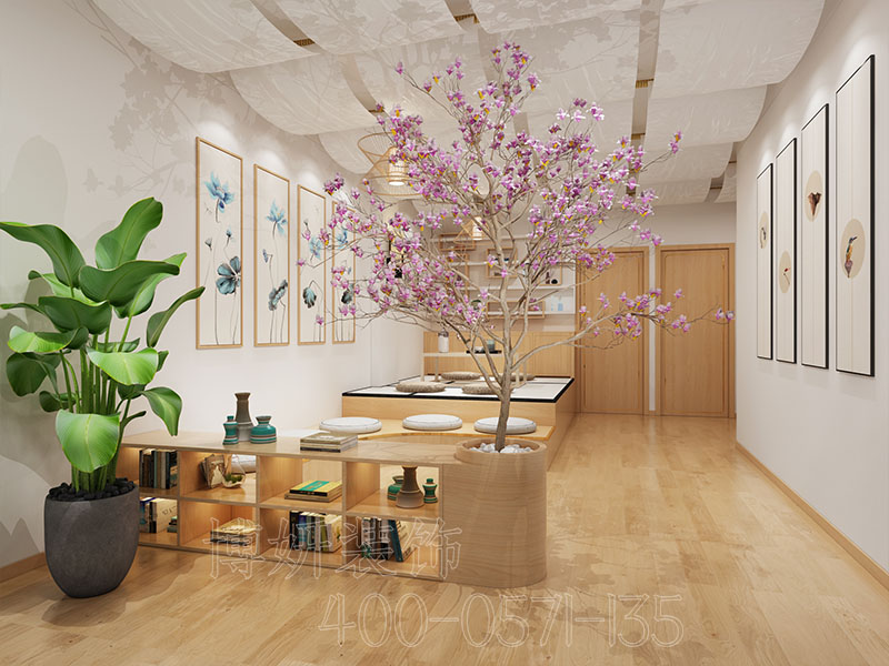 杭州日式美容店装修设计-日式美容店案例效果图 4