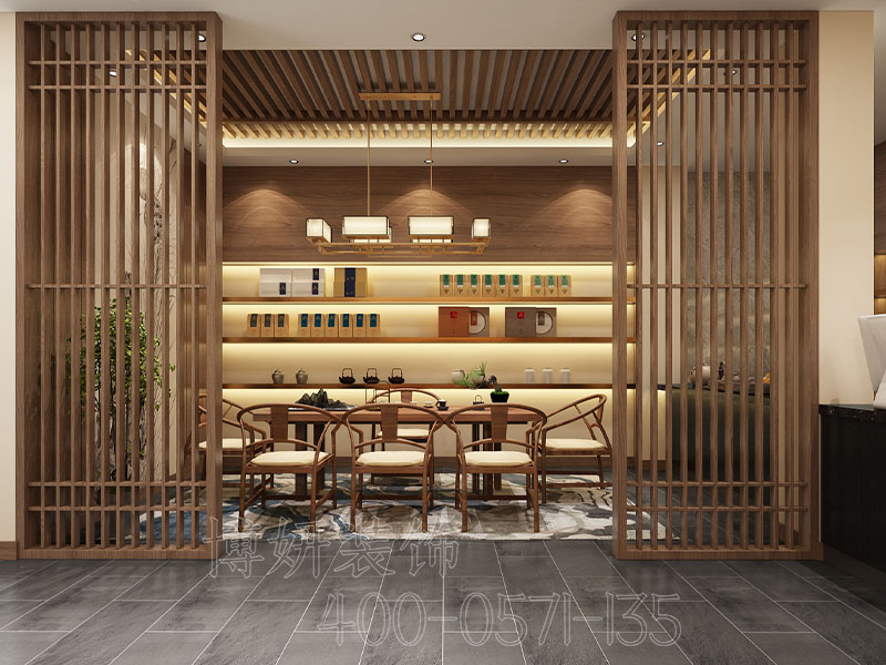 杭州茶叶店装修,茶叶店铺装修,杭州茶叶店面装修